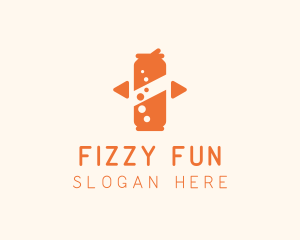 Orange Soda Can logo