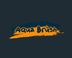 Graffiti Paint Brush logo design