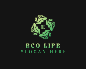 Sustainable Organic Leaves logo design