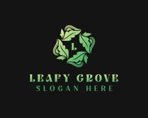 Sustainable Organic Leaves logo design