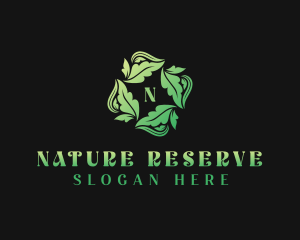 Sustainable Organic Leaves logo design