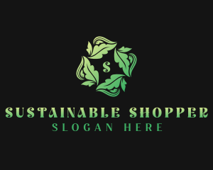 Sustainable Organic Leaves logo design