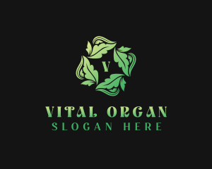 Sustainable Organic Leaves logo design