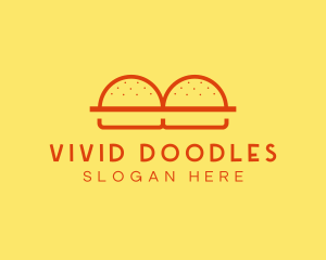 Burger Buns Restaurant logo design