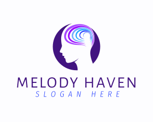 Colorful Mind Head logo