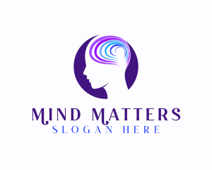 Healthcare Mind Psychology  logo design