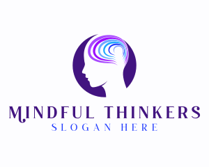 Healthcare Mind Psychology  logo design