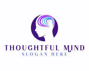 Healthcare Mind Psychology  logo design