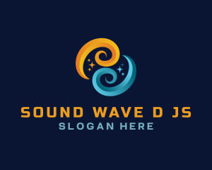 Breeze Wave HVAC logo design