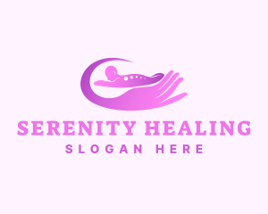 Healing Hand Massage Spa logo design