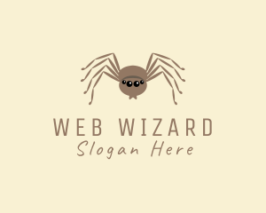 Spider Arachnid Insect logo design