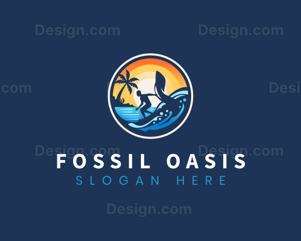 Ocean Foil Surfing Logo