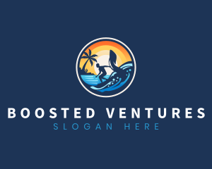 Ocean Foil Surfing Logo