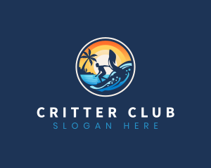 Ocean Foil Surfing logo design