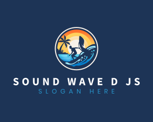 Ocean Foil Surfing logo design