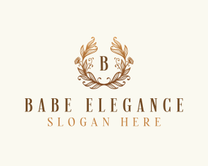 Elegant Floral Boutique logo design