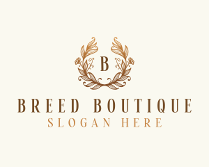 Elegant Floral Boutique logo design