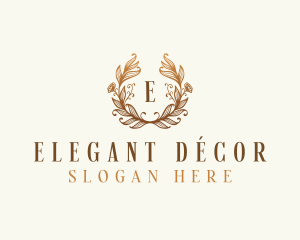 Elegant Floral Boutique logo design