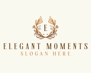 Elegant Floral Boutique logo design