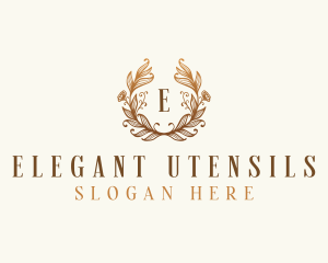 Elegant Floral Boutique logo design