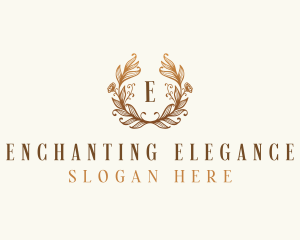 Elegant Floral Boutique logo design