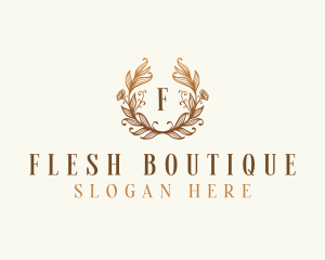 Elegant Floral Boutique logo design