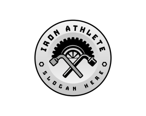 Tire Iron Wheel logo design