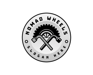 Tire Iron Wheel logo design