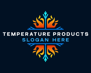 Heating Cooling Temperature logo