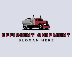 Truck Vehicle Transportation logo design