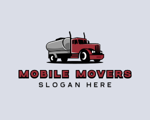 Truck Vehicle Transportation logo design