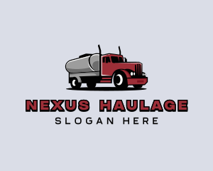 Truck Vehicle Transportation logo design