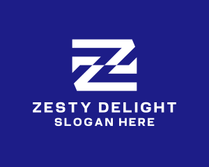 Zigzag Business Letter Z  logo design