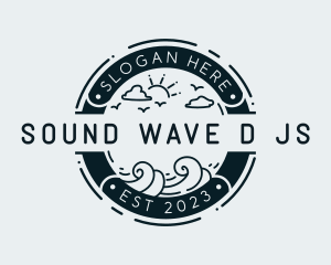 Ocean Wave Vacation logo design