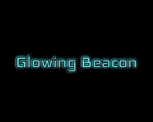 Computer Tech Glow logo design