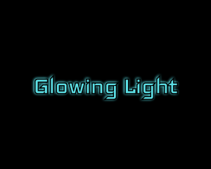 Computer Tech Glow logo design