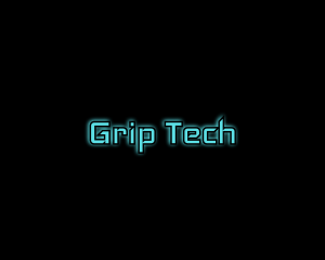 Computer Tech Glow logo design