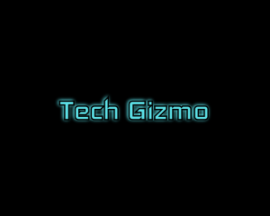 Computer Tech Glow logo design