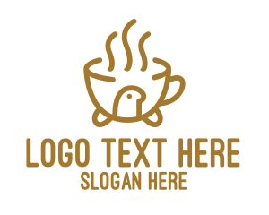 Stroke Brown Turtle Coffee logo