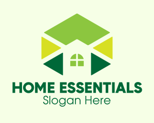 Geometric Home Construction  logo design