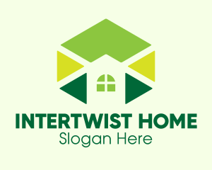 Geometric Home Construction  logo design