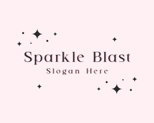 Shiny Sparkle Stardust logo design