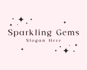 Shiny Sparkle Stardust logo design