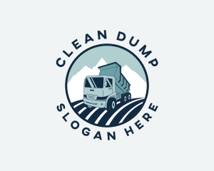 Industrial Dump Truck logo design