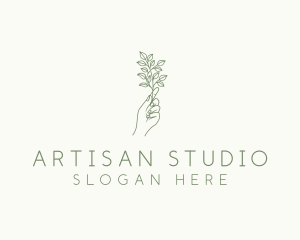 Hand Wellness Spa logo design