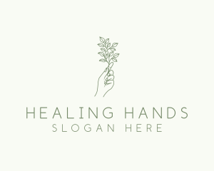 Hand Wellness Spa logo design