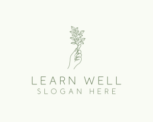 Hand Wellness Spa logo design