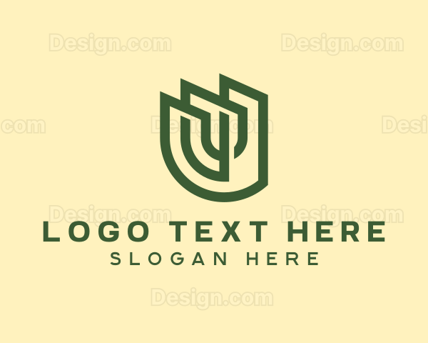 Modern Professional Letter U Logo