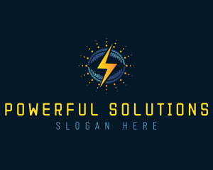 Solar Panel Technology logo design