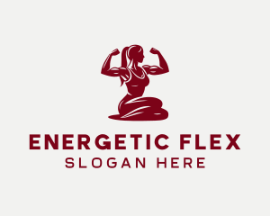 Strong Woman Flex logo design